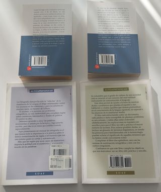 Libros sobre el buen uso del español.
