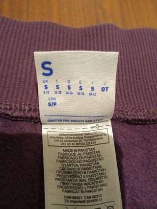 Pantalón chándal Reebok Talla S