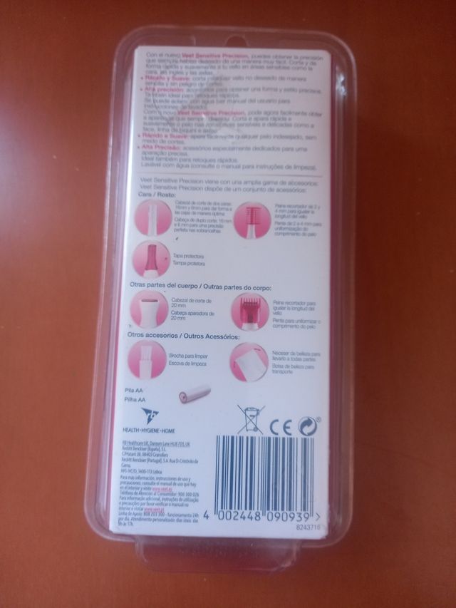 Recortador de vello eléctrico Veet