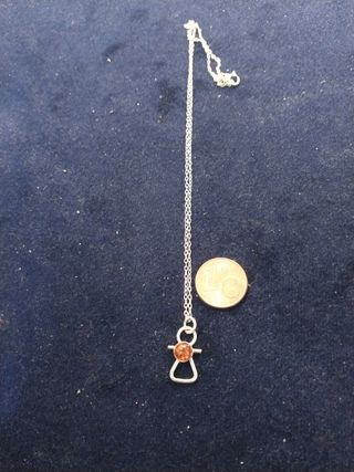 Colgante de Tanit,la Diosa de Ibiza Plata 1a ley.