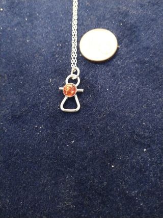 Colgante de Tanit,la Diosa de Ibiza Plata 1a ley.