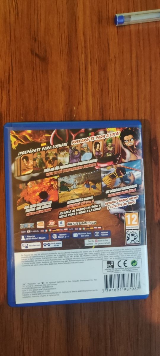 ONE PIECE BURNING BLOOD PS VITA