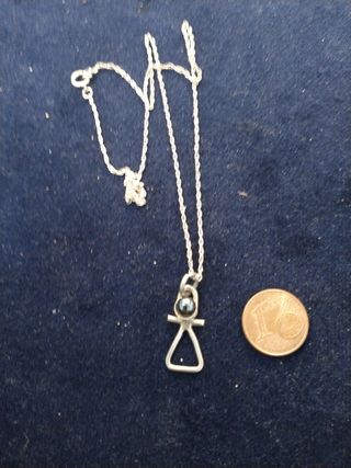 Colgante de Tanit,la Diosa de Ibiza. Plata 1a ley.