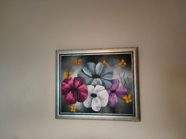 Cuadro de acrilico sobre lienzo.