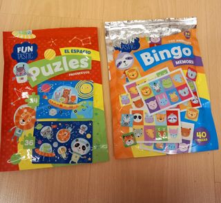 Pack juegos infantiles de cartón
