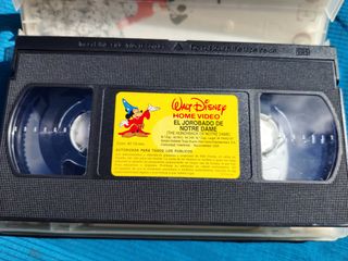 Película VHS El jorobado de notre dame