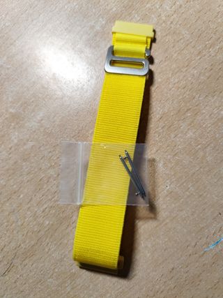 Correa amarilla reloj 22mm
Escucho ofertas