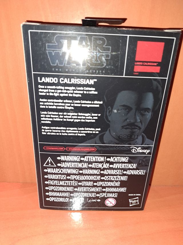 NUEVO!! Lando Calrissian Star Wars Black Series 