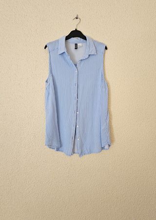Camisa rayas sin mangas