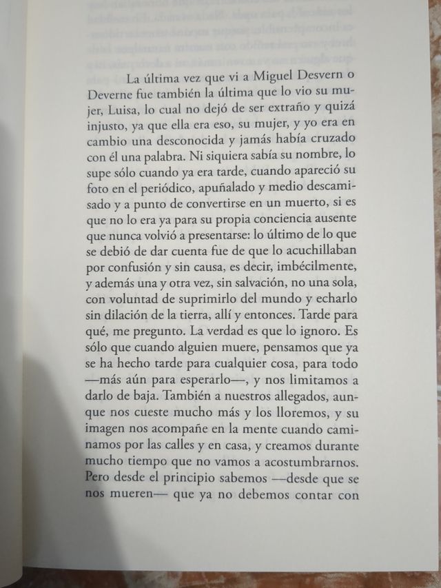 Los enamoramientos de Javier Marías