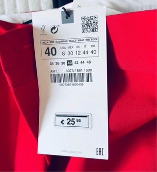 Pantalones vestir Zara