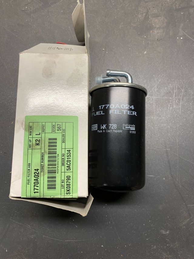 Filtro de combustible