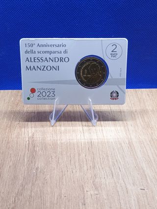 2euro Coincard Italia 2023. A.Manzoni