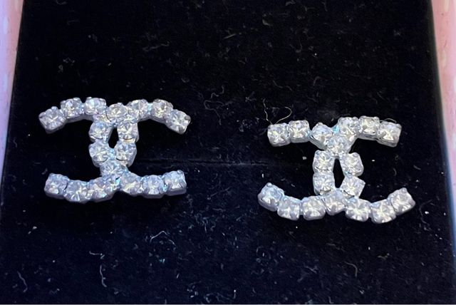 Pendientes cristal blanco