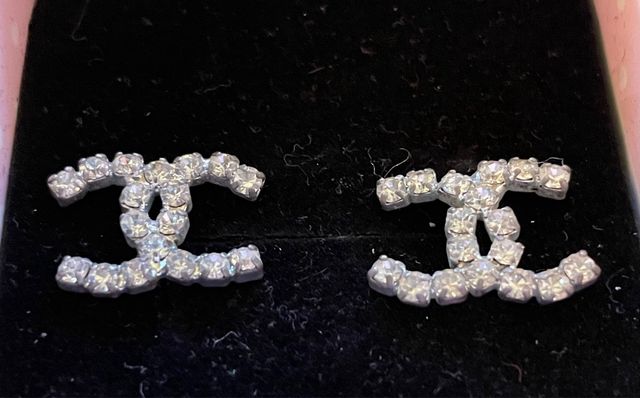 Pendientes cristal blanco