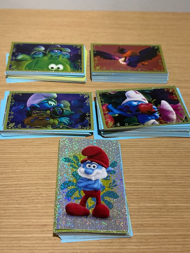 332 cromos smurfs
