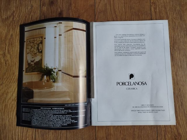 Catálogo Porcelanosa "Decoración 87" y "Ambientes"