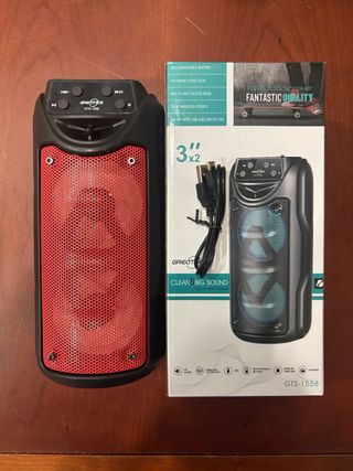 Altavoz Inalámbrico Portátil Gts1558 Greatnice