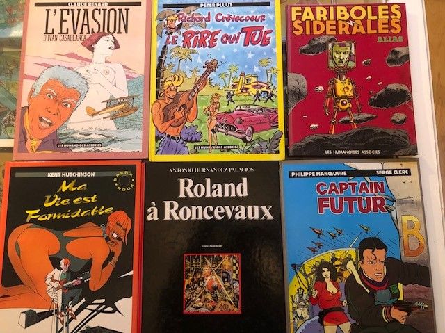 Lote álbumes cómic franceses