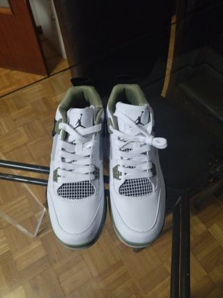 Jordan blanco y verde