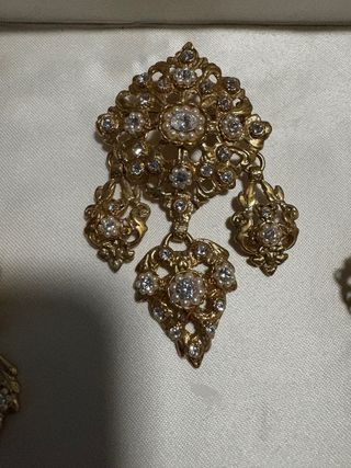 Adetezo fallera infantil dorado