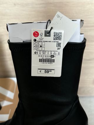 Botines tacón zara