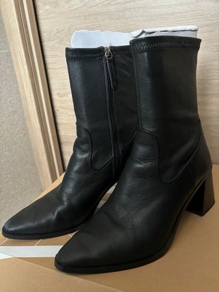 Botines tacón zara