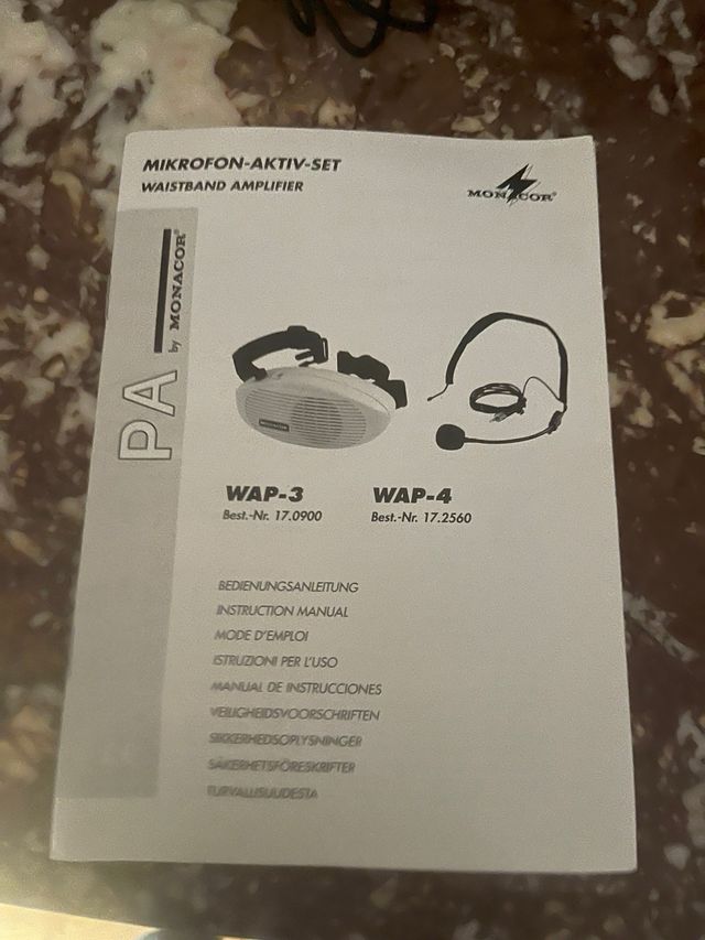 Micrófono de cintura