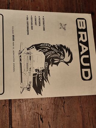 Cosechadora Braud folletos antiguos