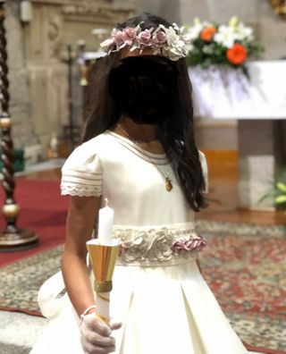 Vestido de Comunión Rosa Clará 