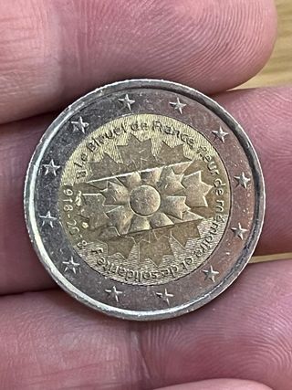 2 euro celebrativo prima guerra mondiale
