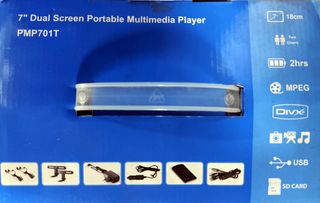 Reproductor multimedia coche doble pantalla