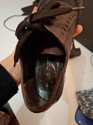 Zapatos estilo inglés piel marron