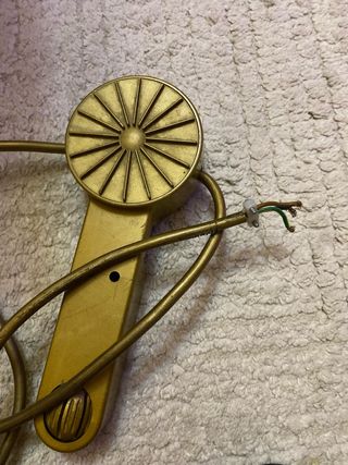 Lampara de pie en bronce 