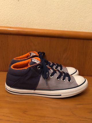 CONVERSE  Zapatillas altas azul gris 37