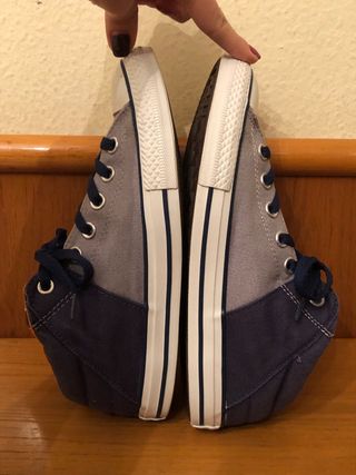 CONVERSE  Zapatillas altas azul gris 37