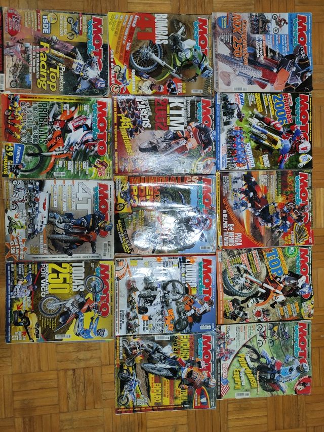 Lote revistas moto verde