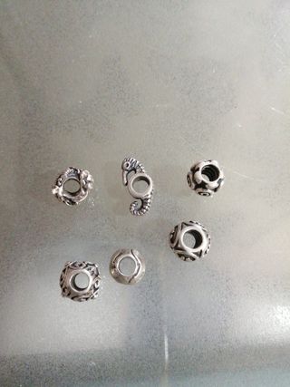 Lote Charms plata biagi