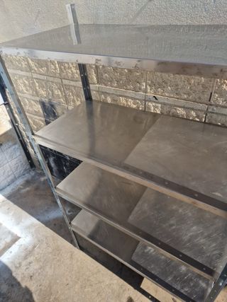 Estanteria 4 estantes 110 x 60 inox