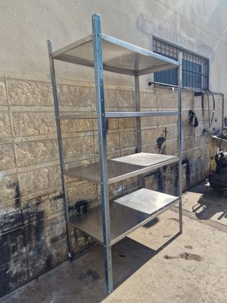 Estanteria 4 estantes 110 x 60 inox