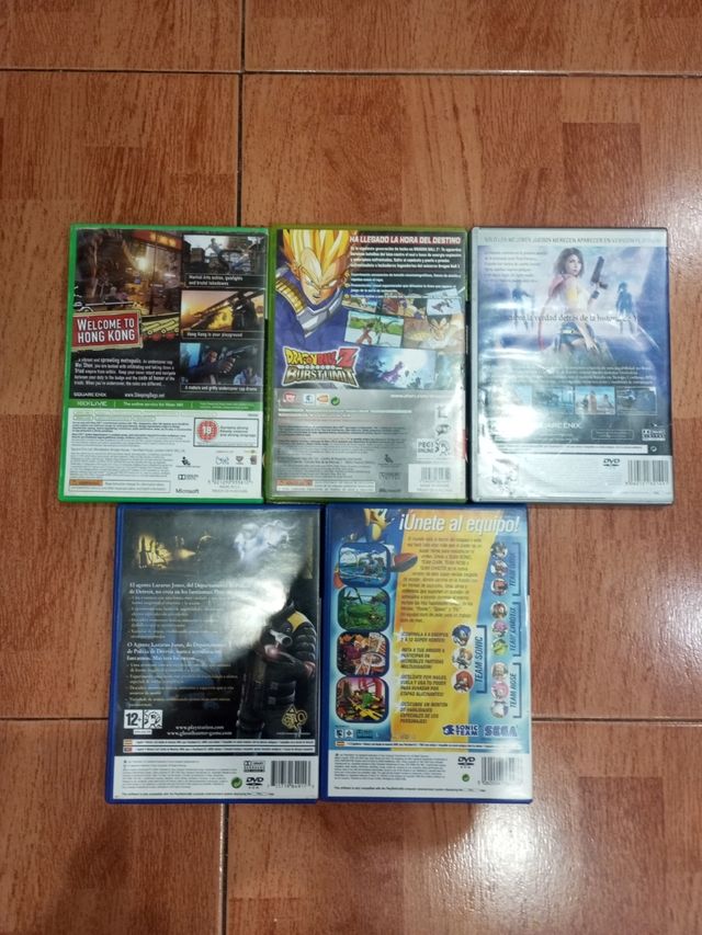 Juegos de Xbox 360 y ps2 nuevos sin uso