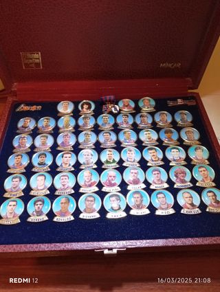 Colección 49 pins jugadores del Barça 