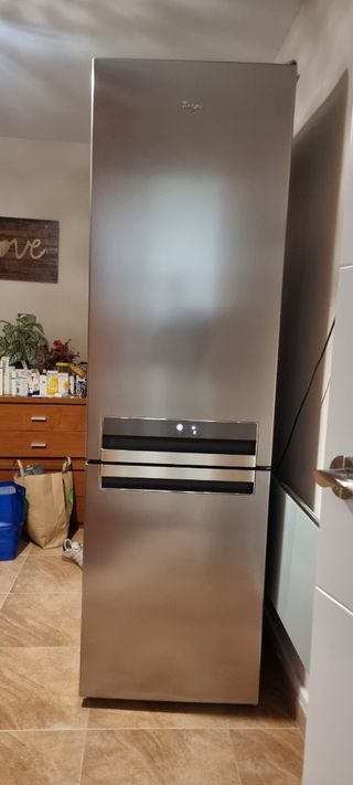 Nevera whirlpool inox