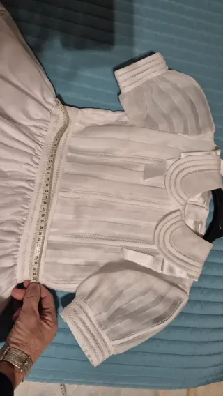 Vestido comunion niña  talla grande