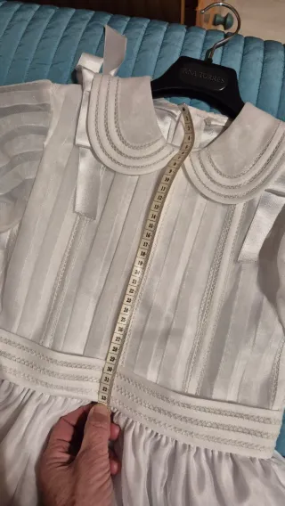 Vestido comunion niña  talla grande
