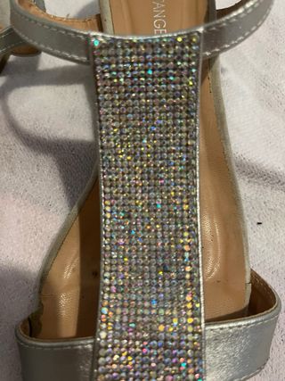 Sandalias tacon bajo talla 39