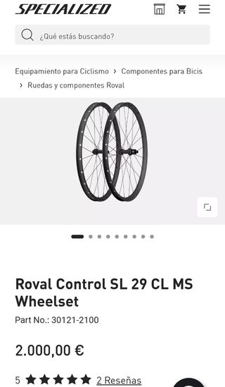 !!Oferta!!RUEDAS ROVAL CONTROL GT