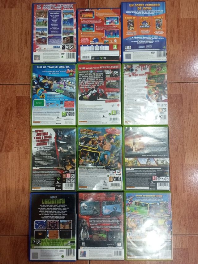 Juegos de Xbox 360 y ps2 nuevos sin uso