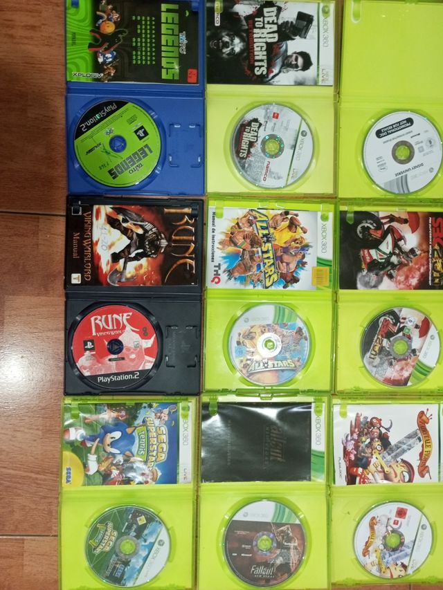 Juegos de Xbox 360 y ps2 nuevos sin uso