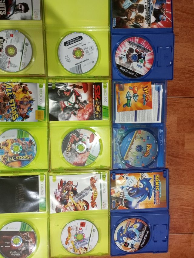 Juegos de Xbox 360 y ps2 nuevos sin uso